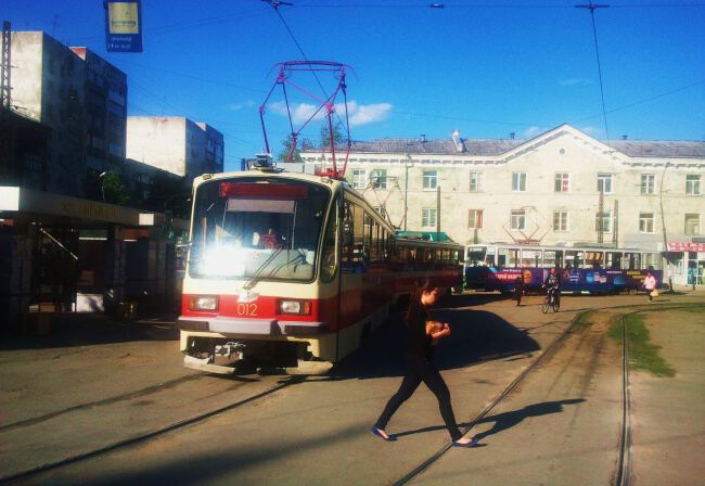 С трамваем по городу