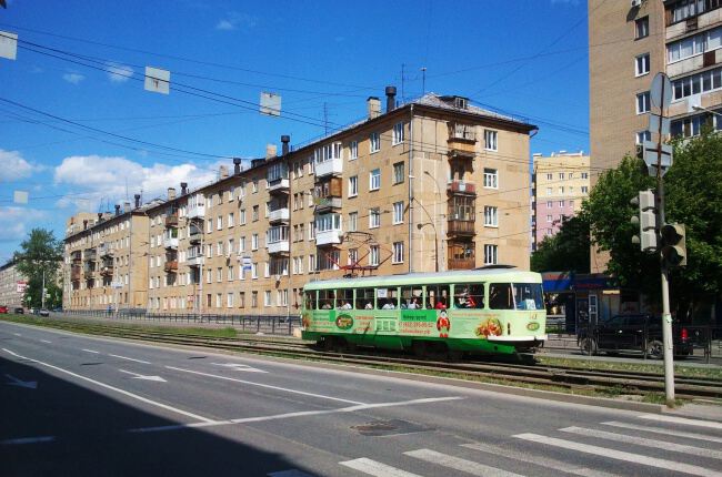 С трамваем по городу