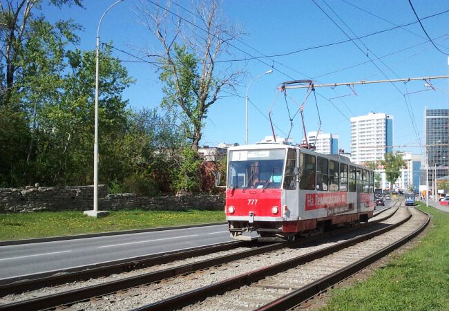 С трамваем по городу