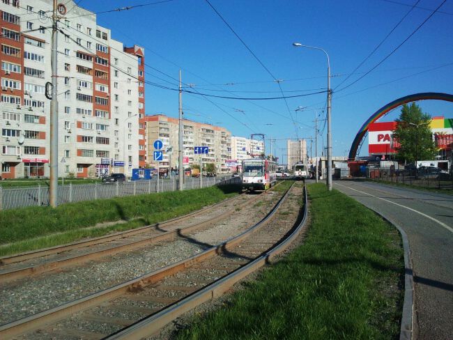 С трамваем по городу