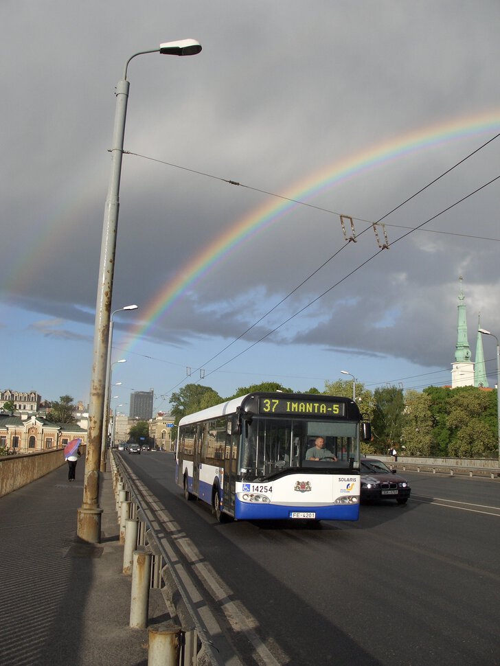 Радуга над городом