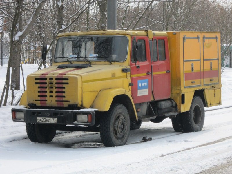 Жёлто-красный ЗИЛ