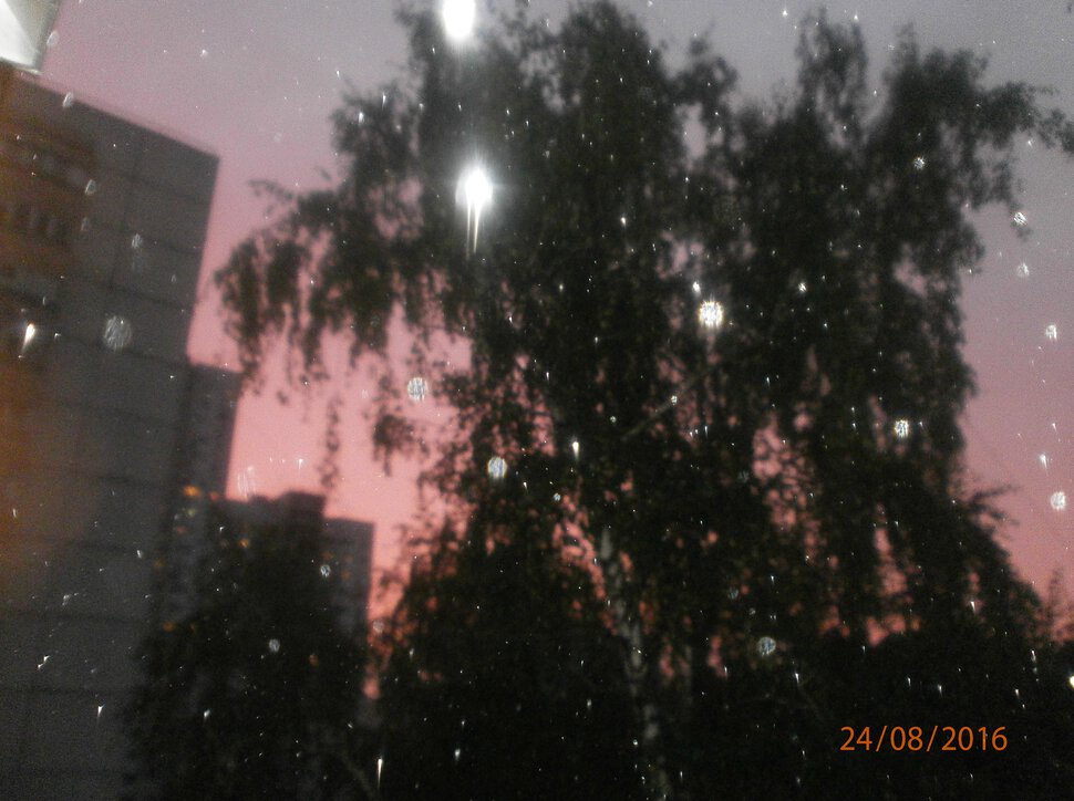Снимаем ночное небо в дождь