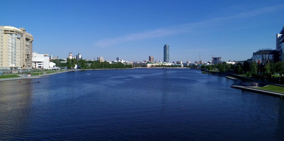 Городской пруд Екатеринбурга