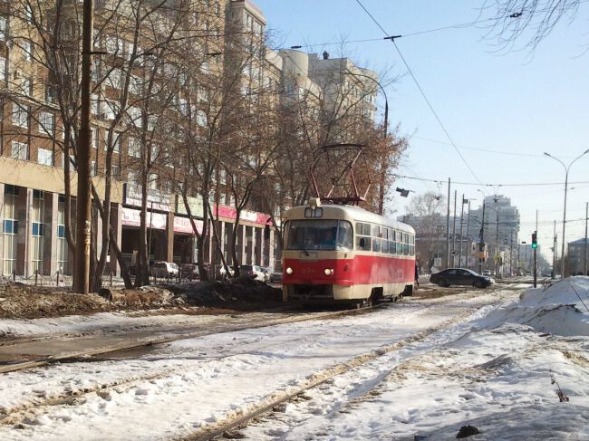 С трамваем по городу