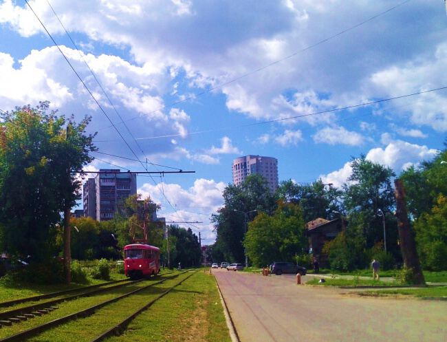 С трамваем по городу