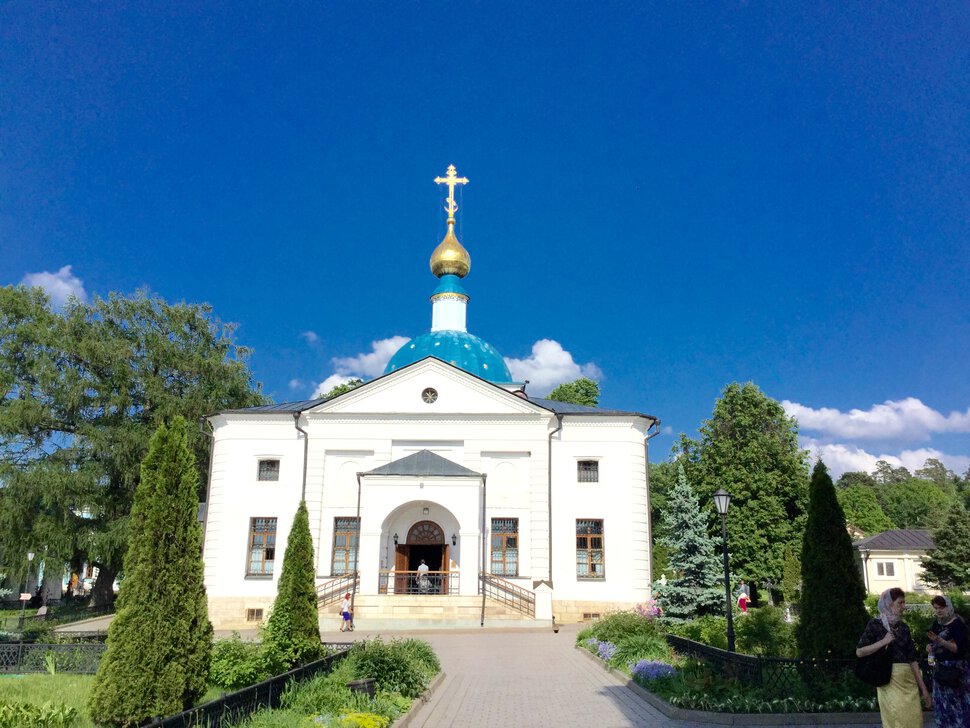 Храм в честь Казанской иконы Божией Матери. Оптина