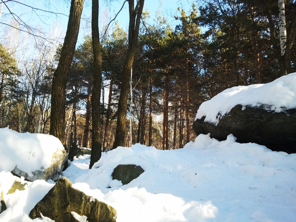 По снегу и камням