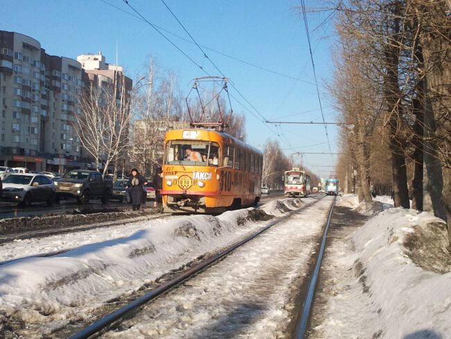 С трамваем по городу