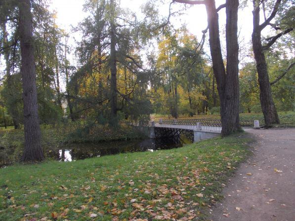 Золотая осень в Пушкине - В парке