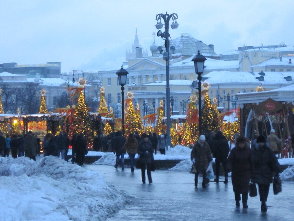 Москва новогодняя