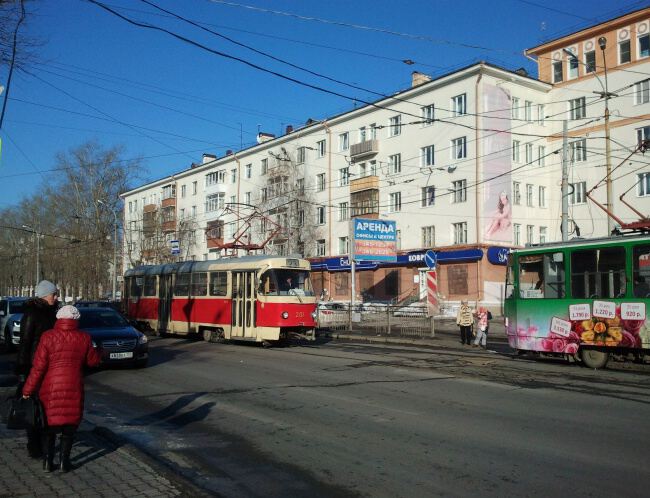 С трамваем по городу