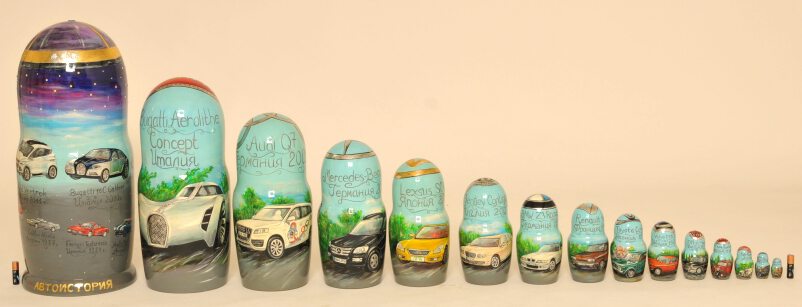 Самая дорогая матрёшка Автоистория, готова!