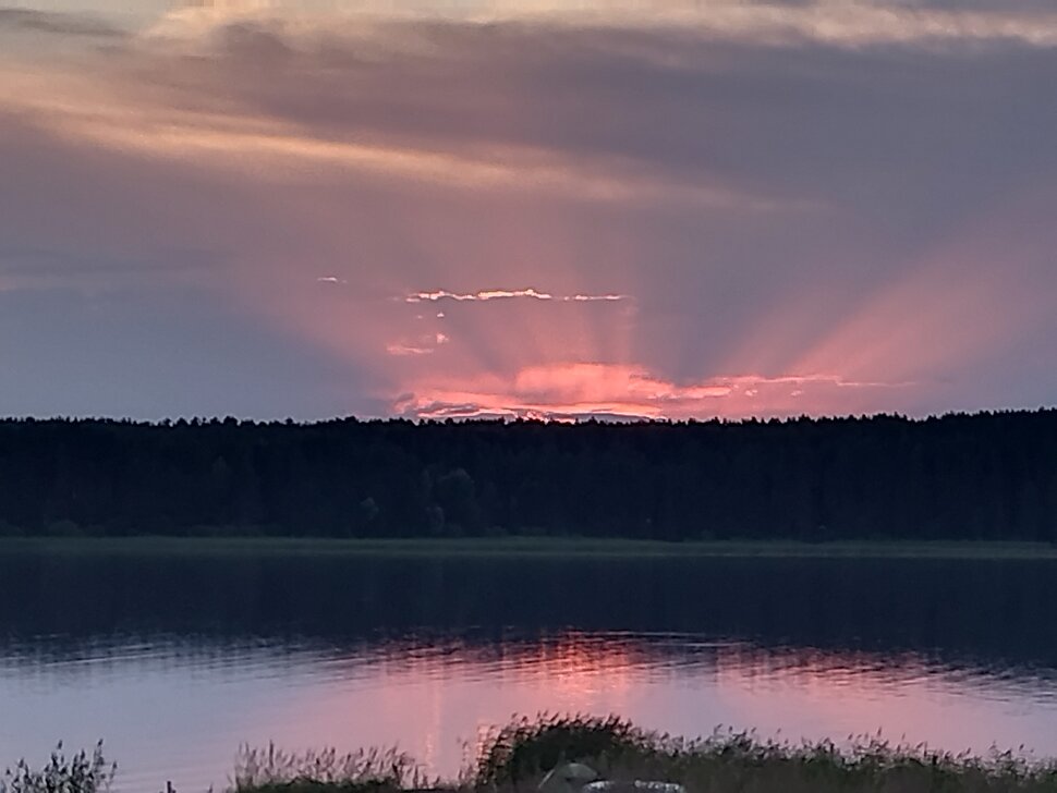 Закат на Селигере