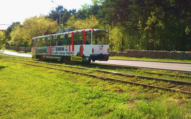 С трамваем по городу