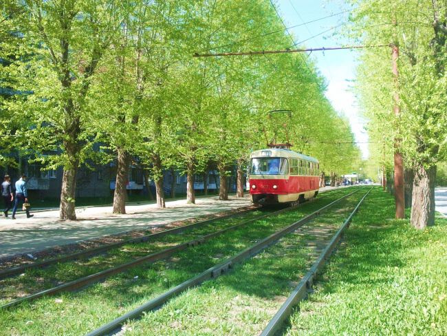 С трамваем по городу