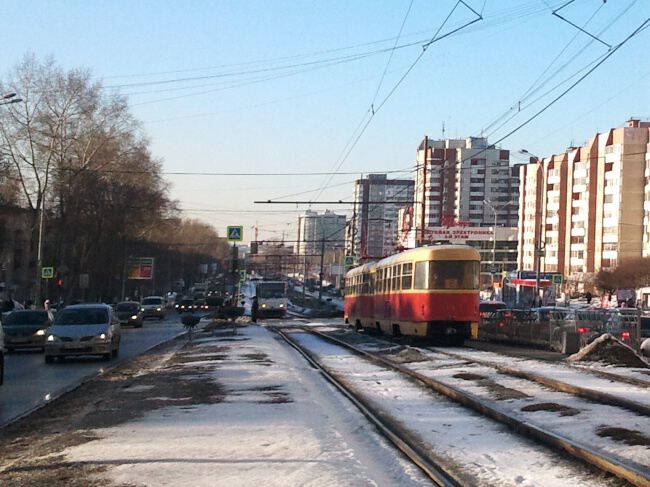 С трамваем по городу