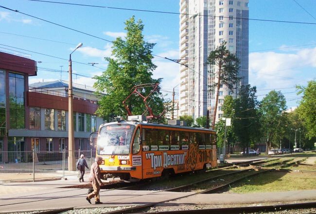 С трамваем по городу