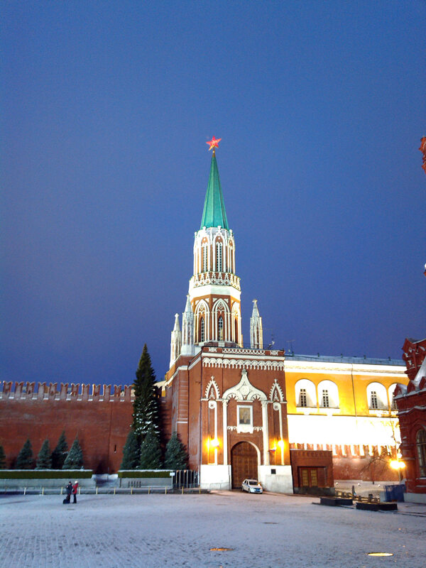 Утро в московском Кремле