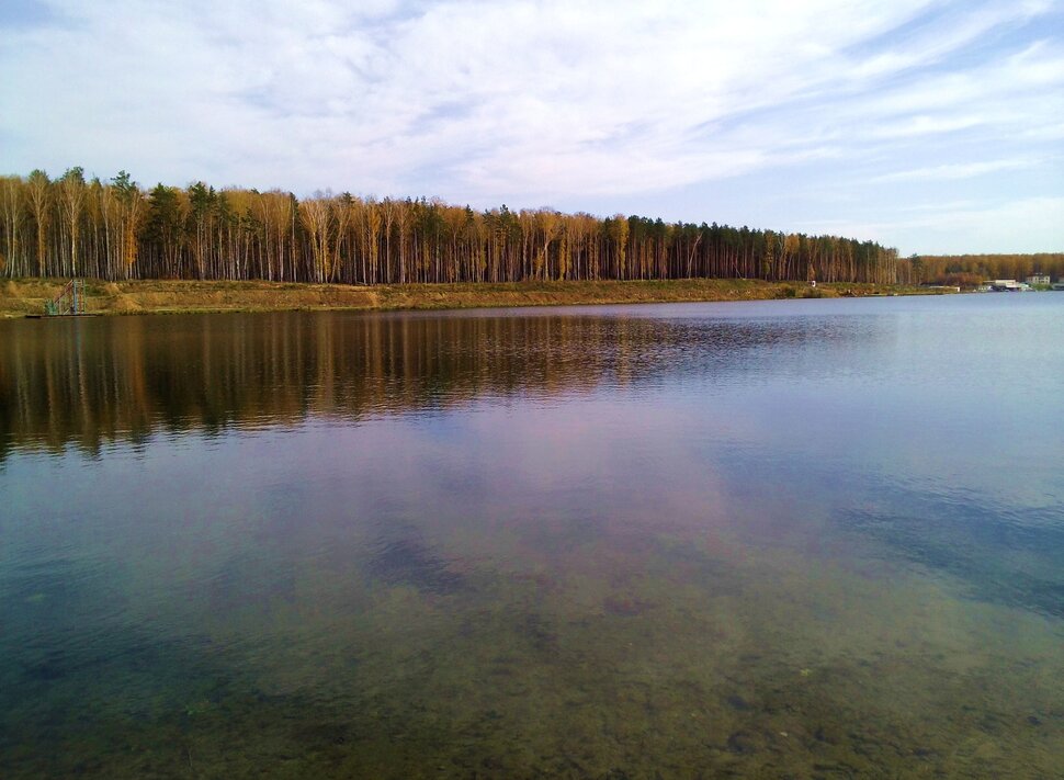 У озера
