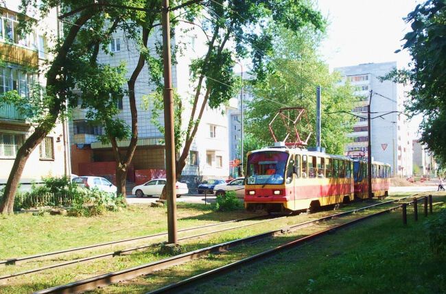 С трамваем по городу