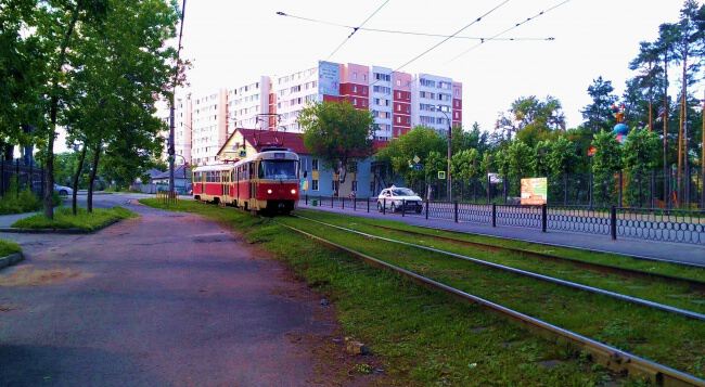 С трамваем по городу