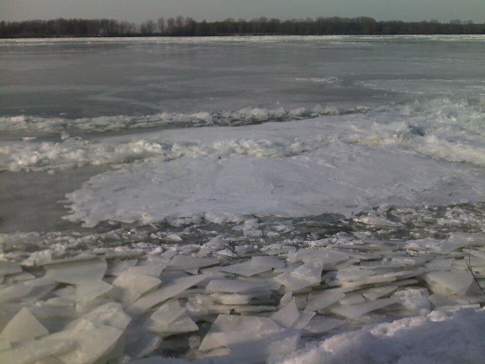 Замёрзший Дунай