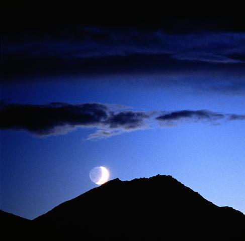 Природа фото луна ночь