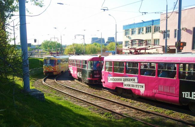 С трамваем по городу