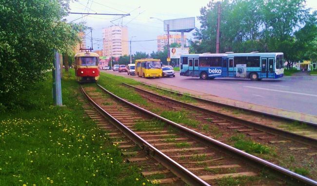 С трамваем по городу