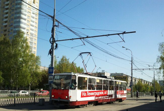 С трамваем по городу