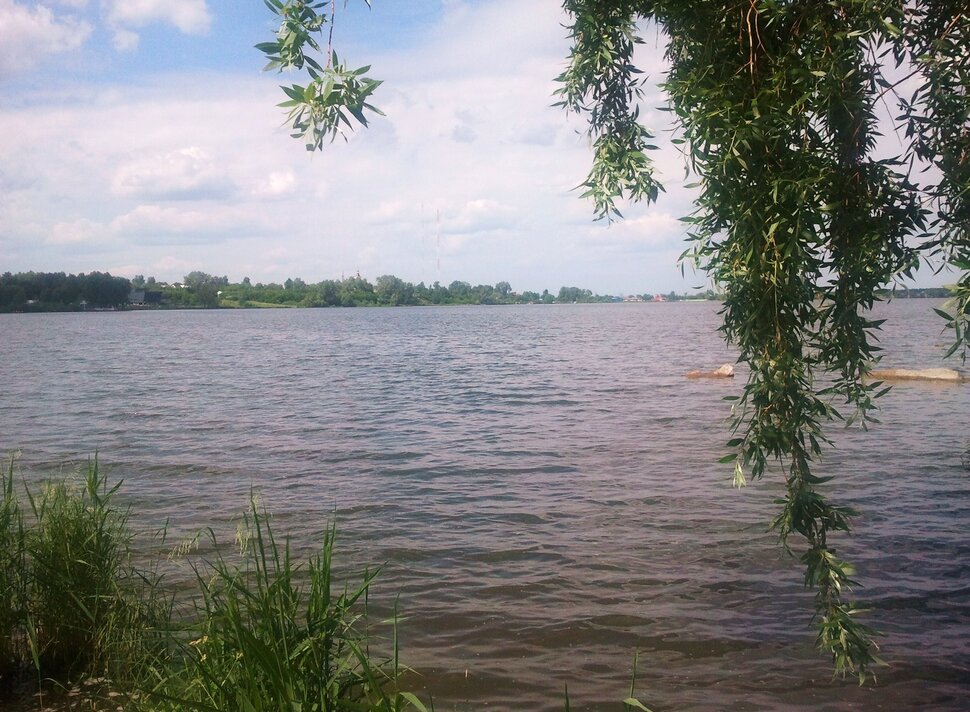 У озера