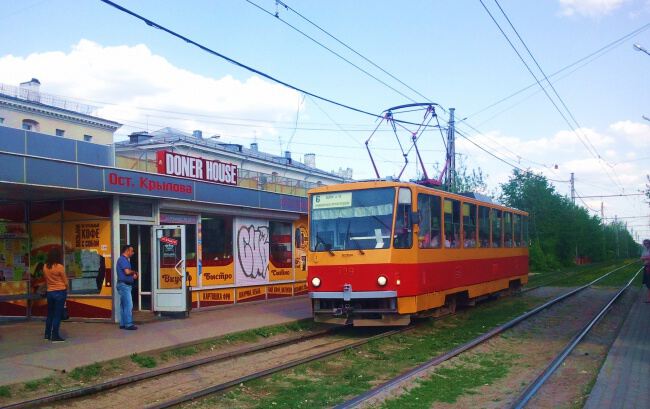 С трамваем по городу