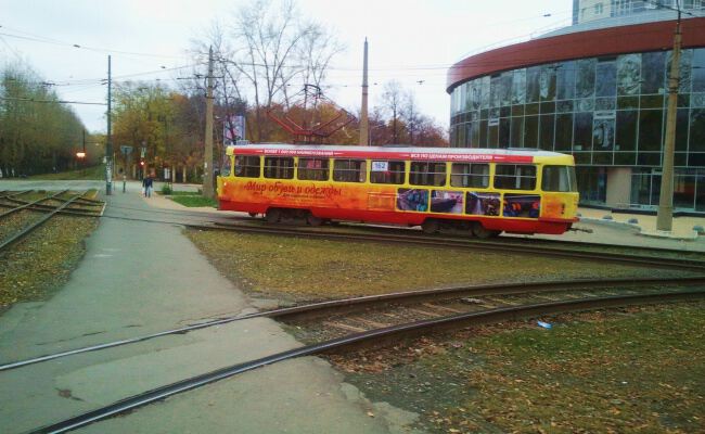 С трамваем по городу