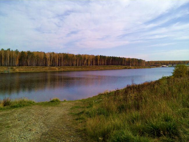 На природе