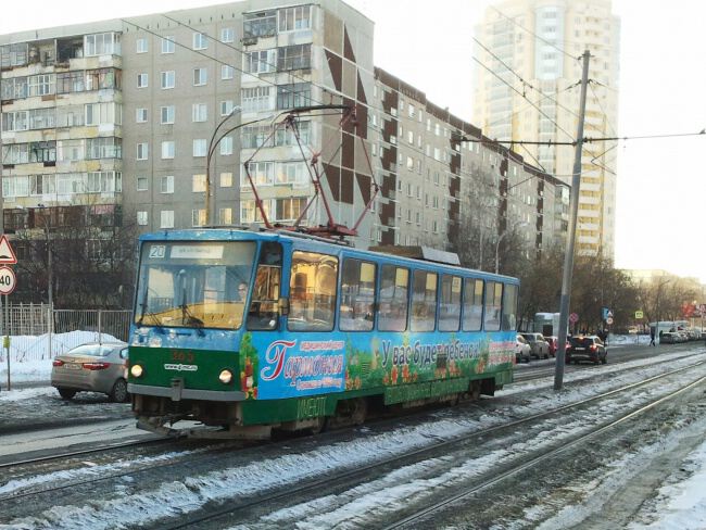 С трамваем по городу