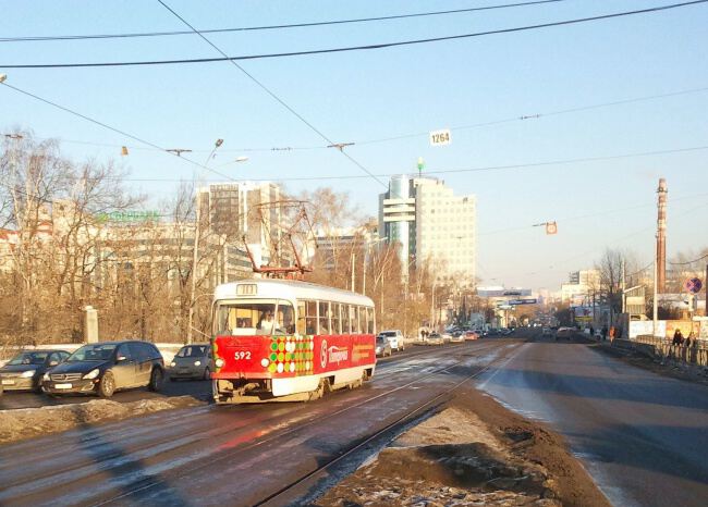 С трамваем по городу