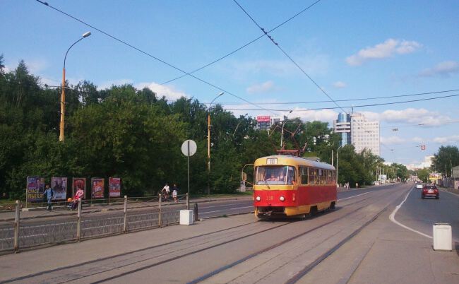 С трамваем по городу