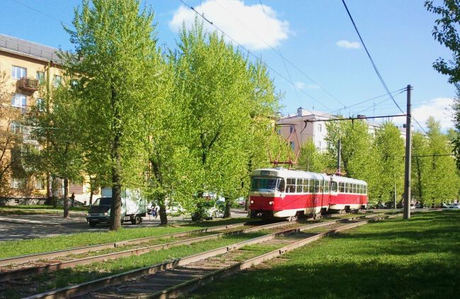 С трамваем по городу