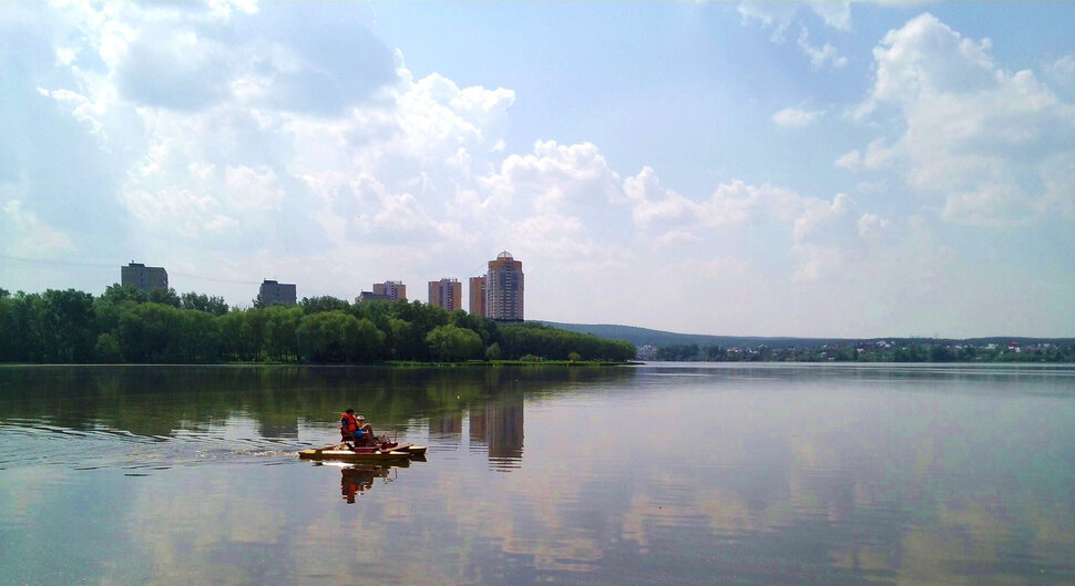 На велосипеде по воде