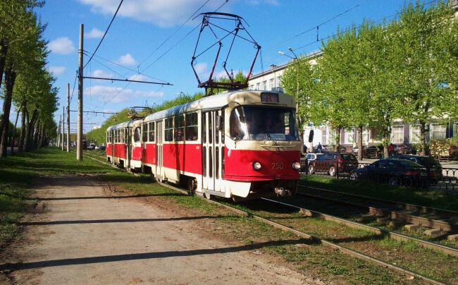 С трамваем по городу