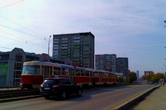 С трамваем по городу