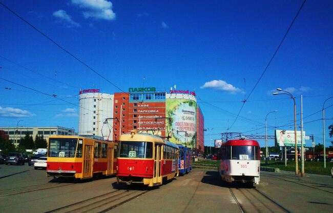 С трамваем по городу