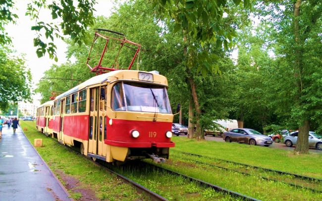 С трамваем по городу