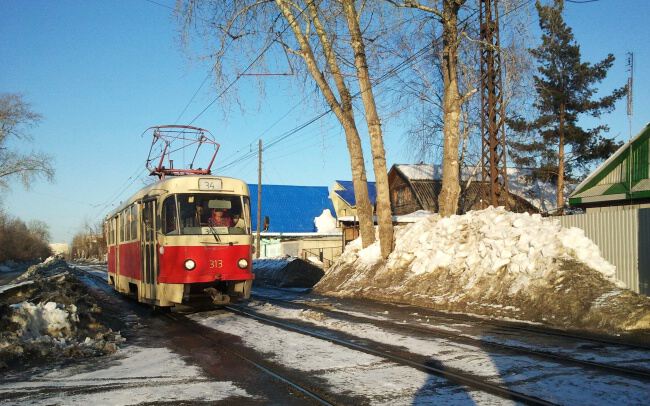 С трамваем по городу