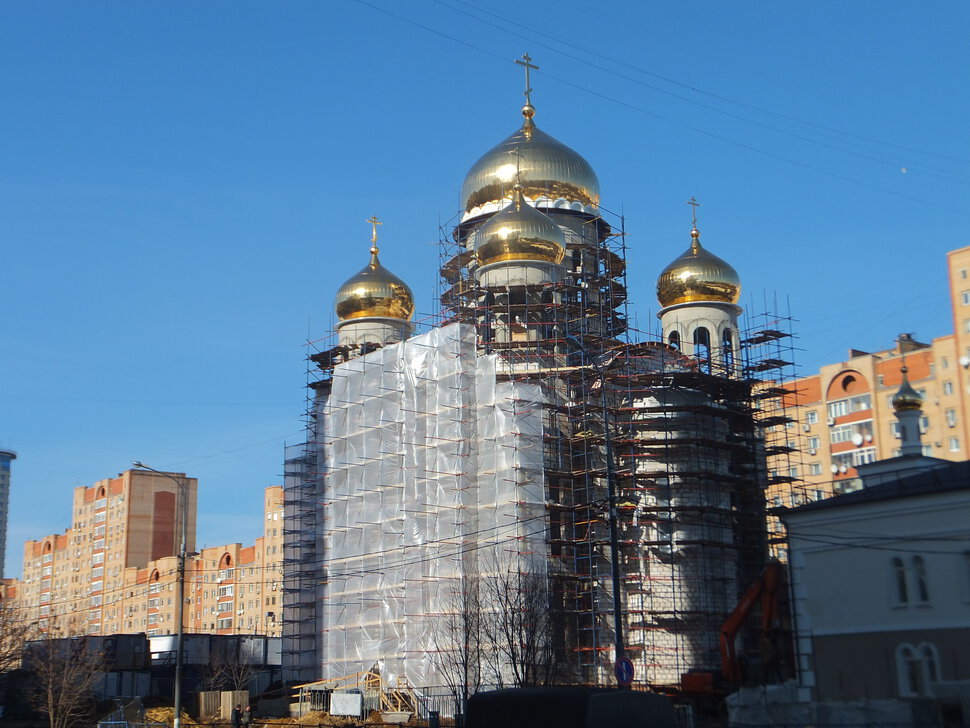 Возведение храма в Черемушках