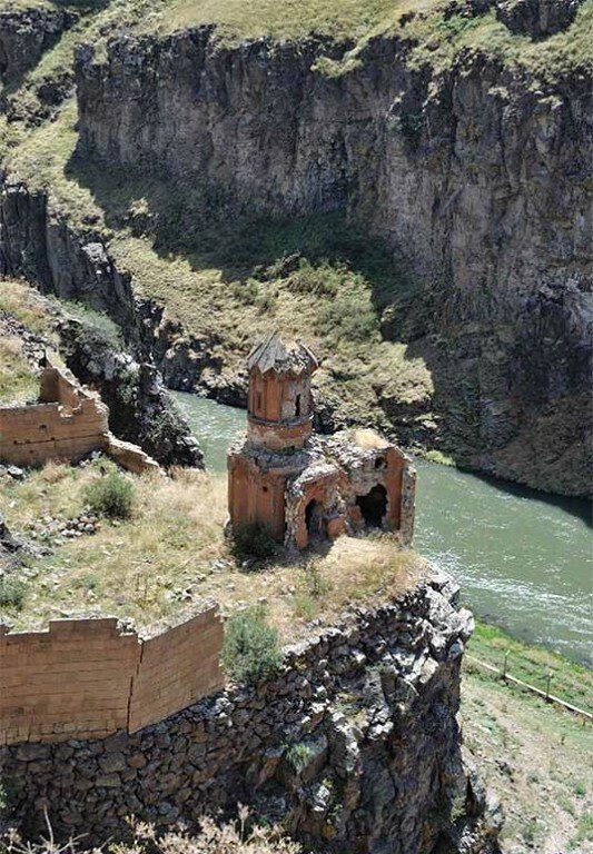 Западная Армения, город Ани.-Турция