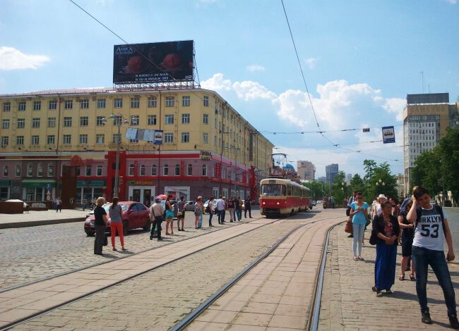 С трамваем по городу