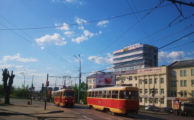 С трамваем по городу