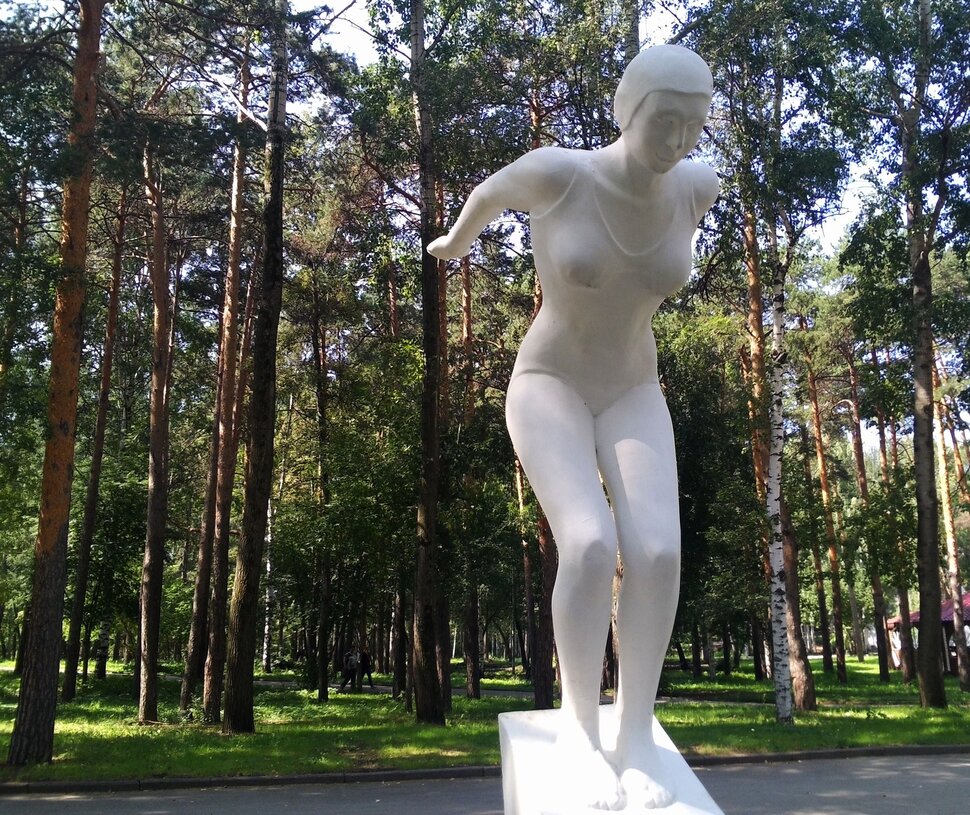 Плавание в лесу